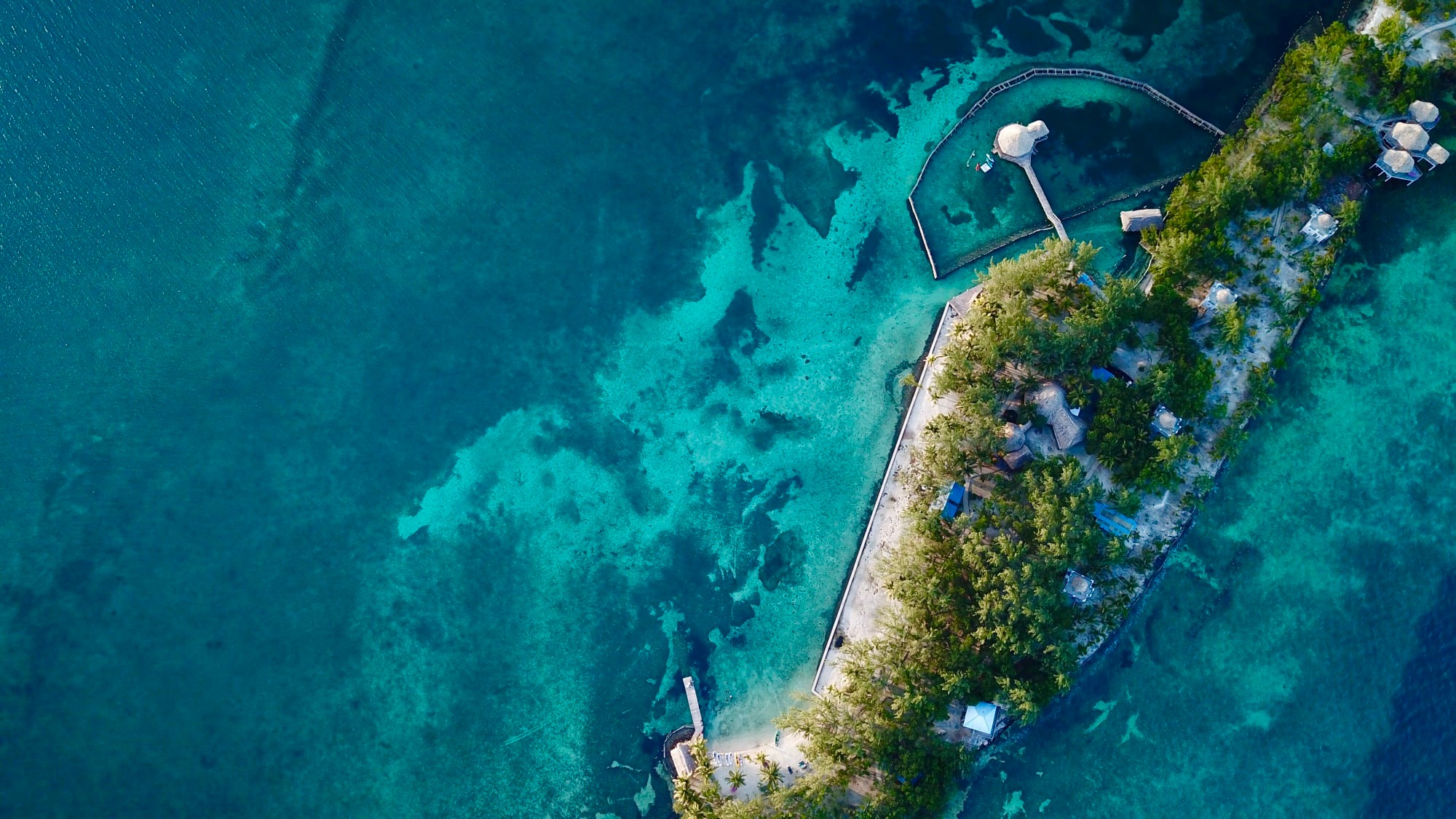 Thatch Caye Resort en Belize