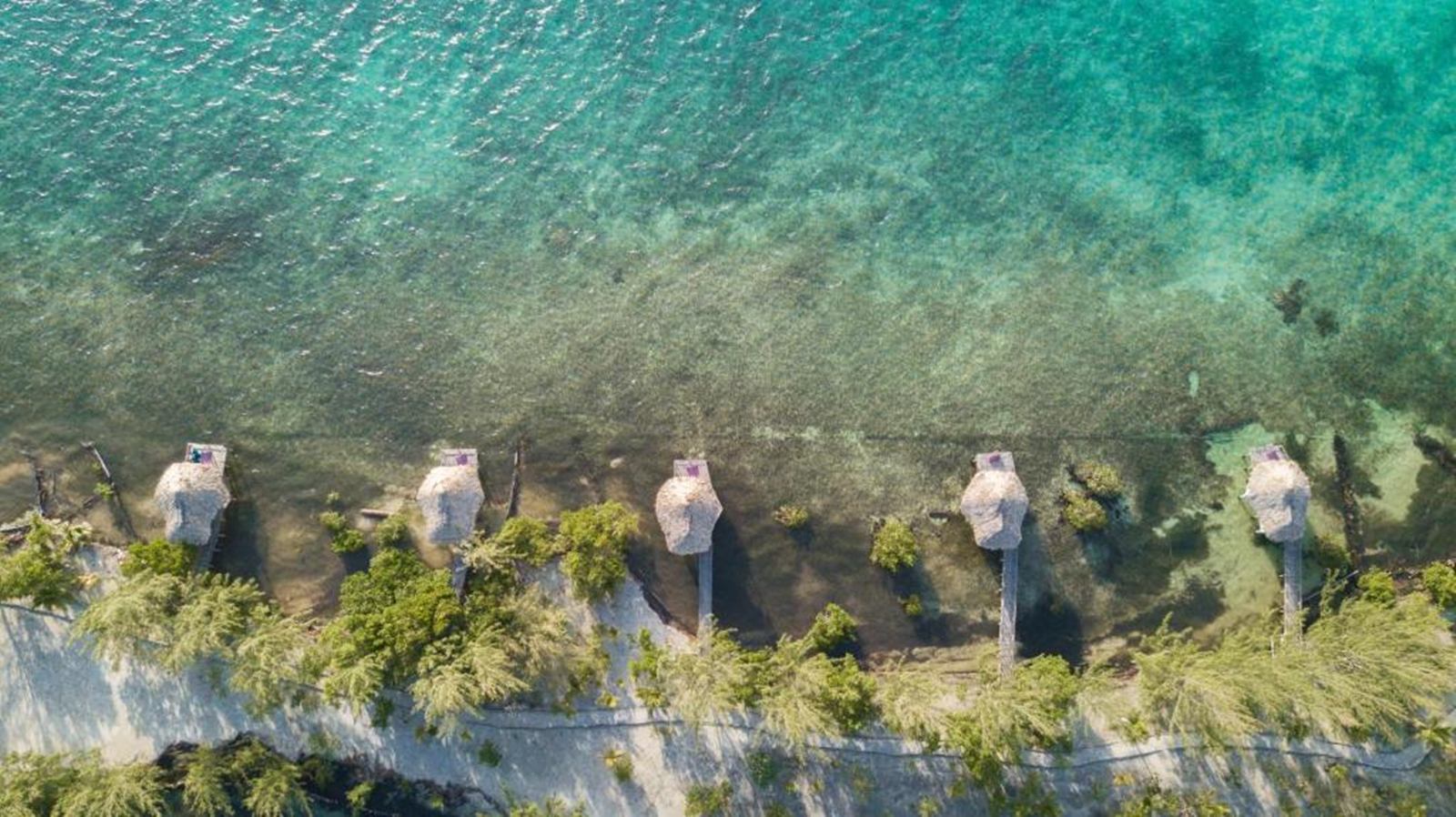 Thatch Caye Resort en Belize
