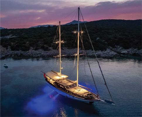 Goleta (32 metros) en Bodrum