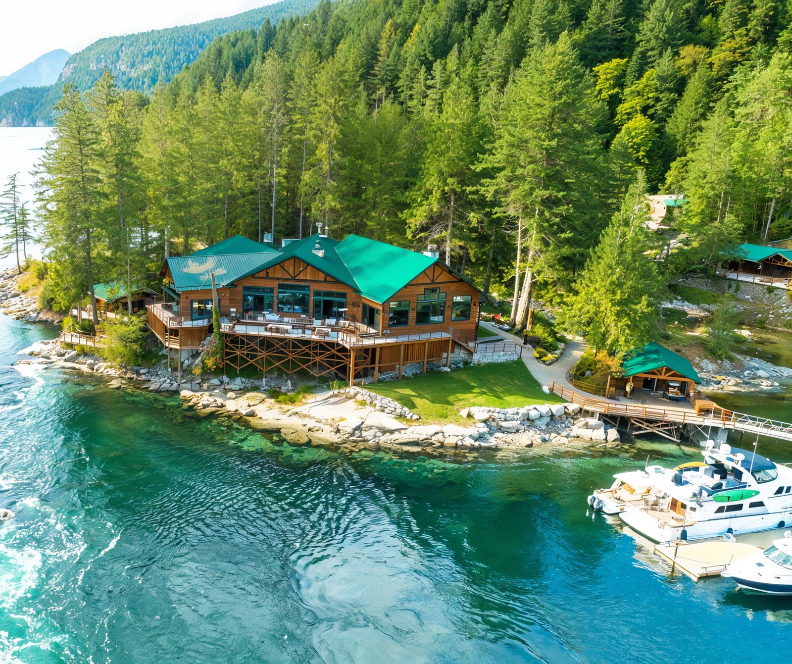 Dent Island Lodge en Canada