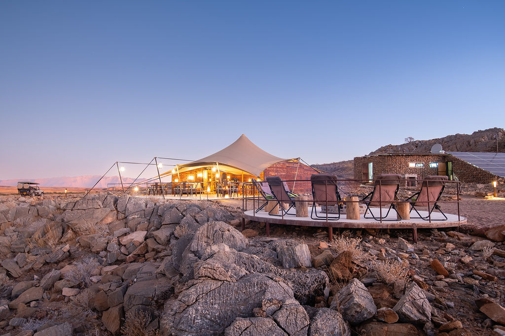 Camp Doros en Damaraland