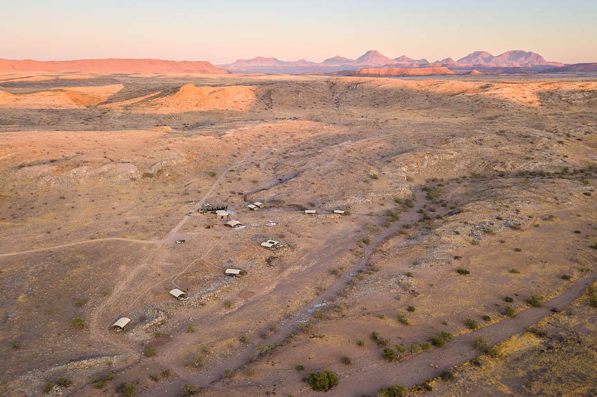 Camp Doros en Damaraland