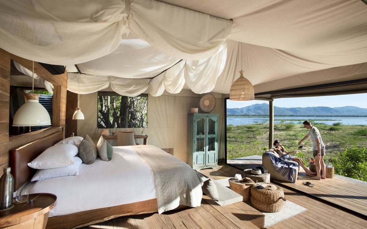 Luna de miel Victoria Falls, Hwange, Mana Pools y Bawah diseñado por LAT.40