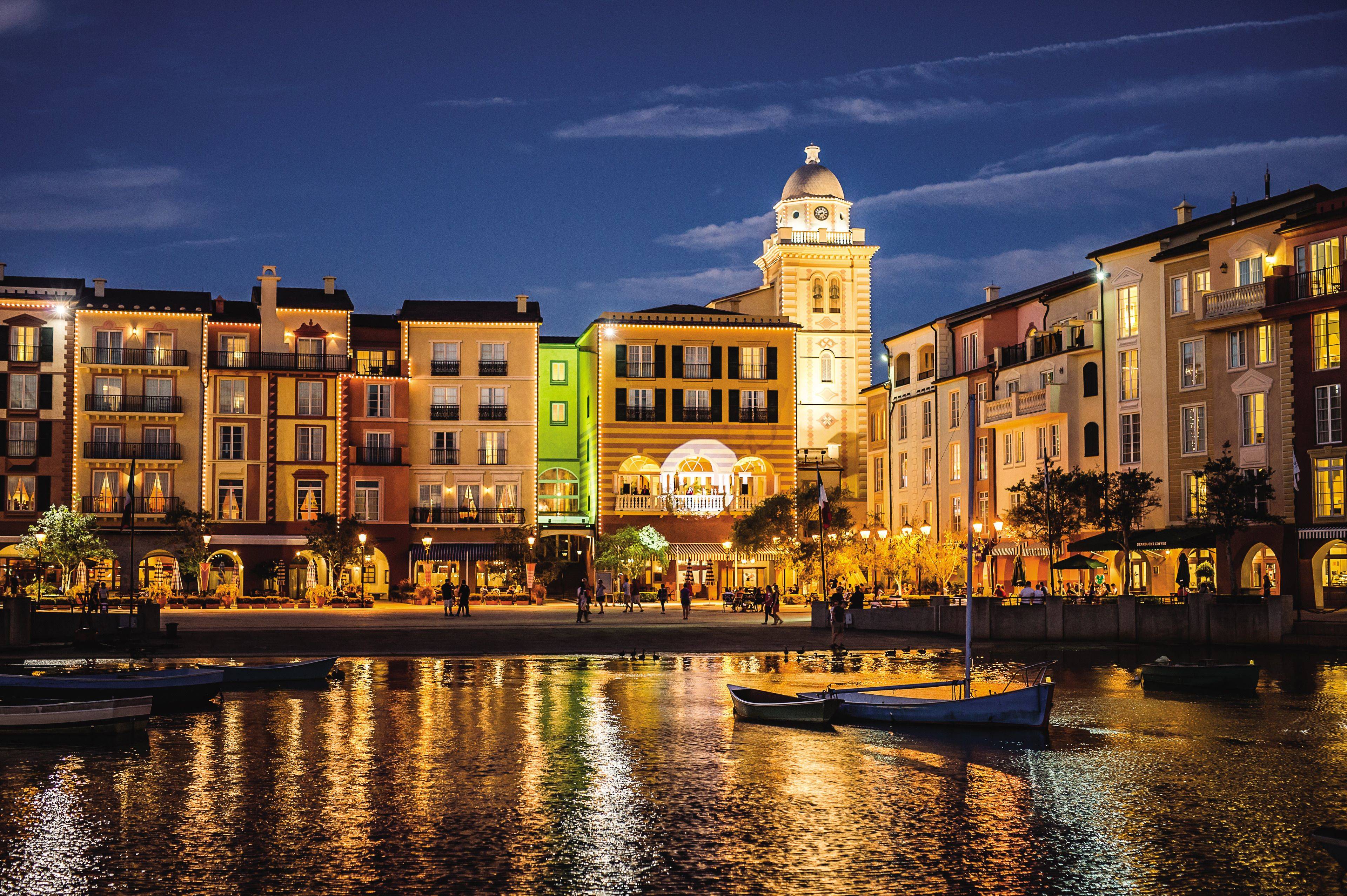 Universal’s Loews Portofino Bay Hotel en su destino