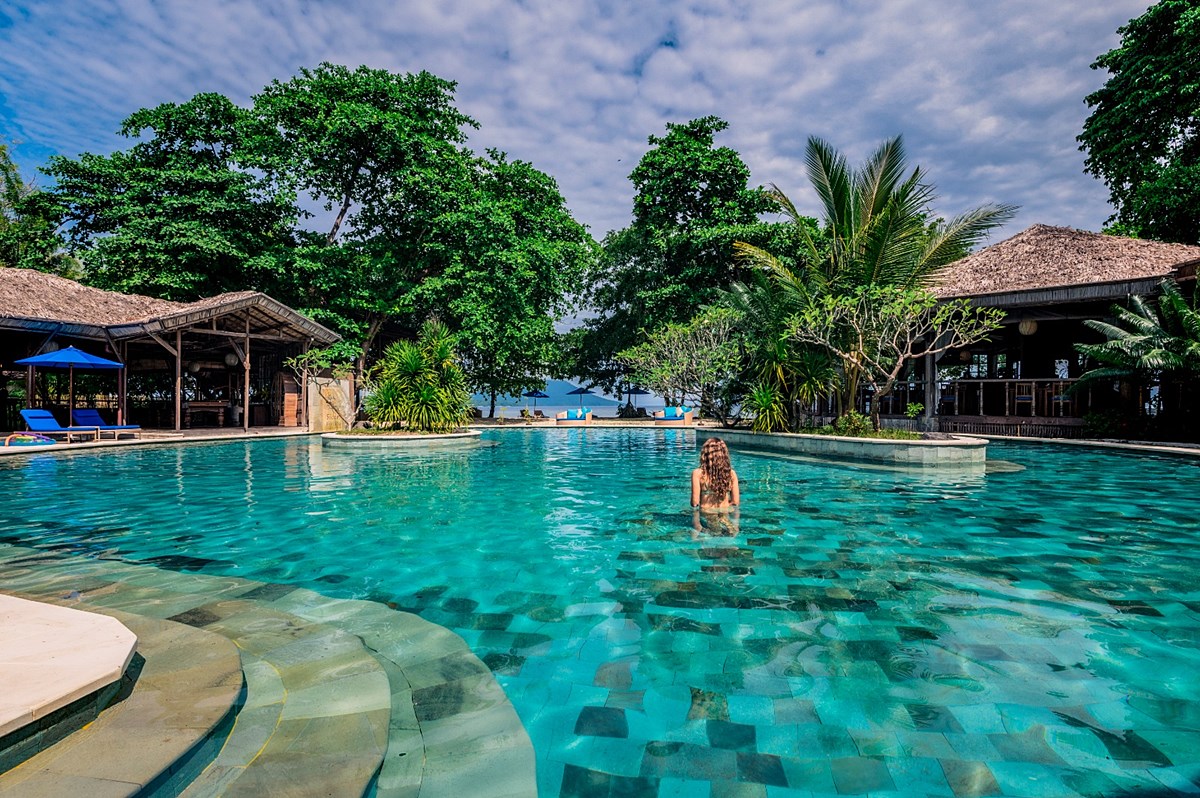 Siladen Resort Spa en pulau siladen