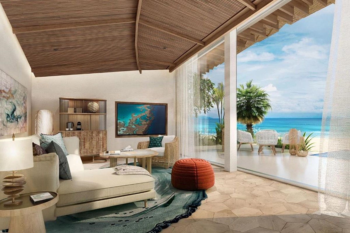 The St Regis Red Resort en mar rojo
