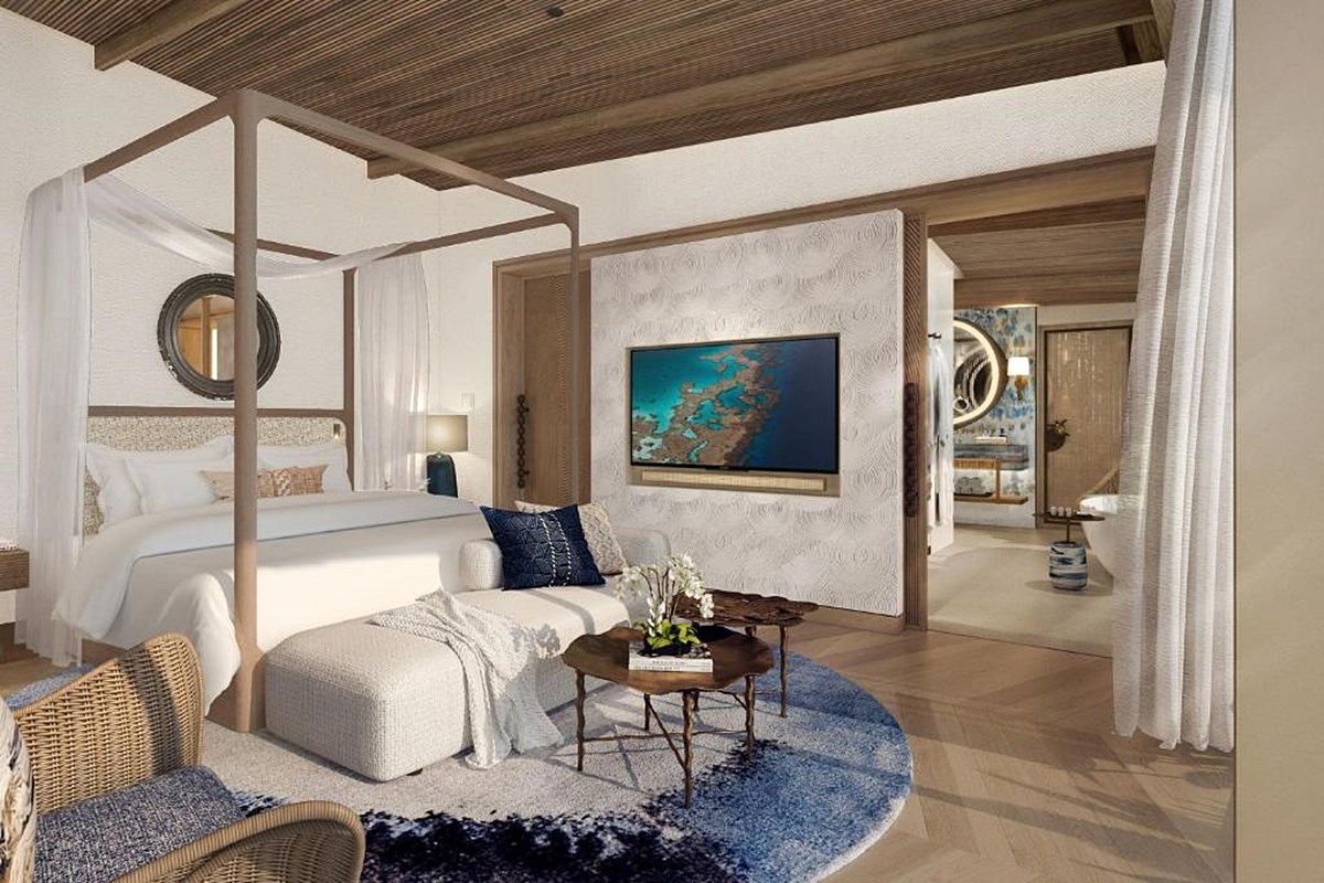 The St Regis Red Resort en mar rojo