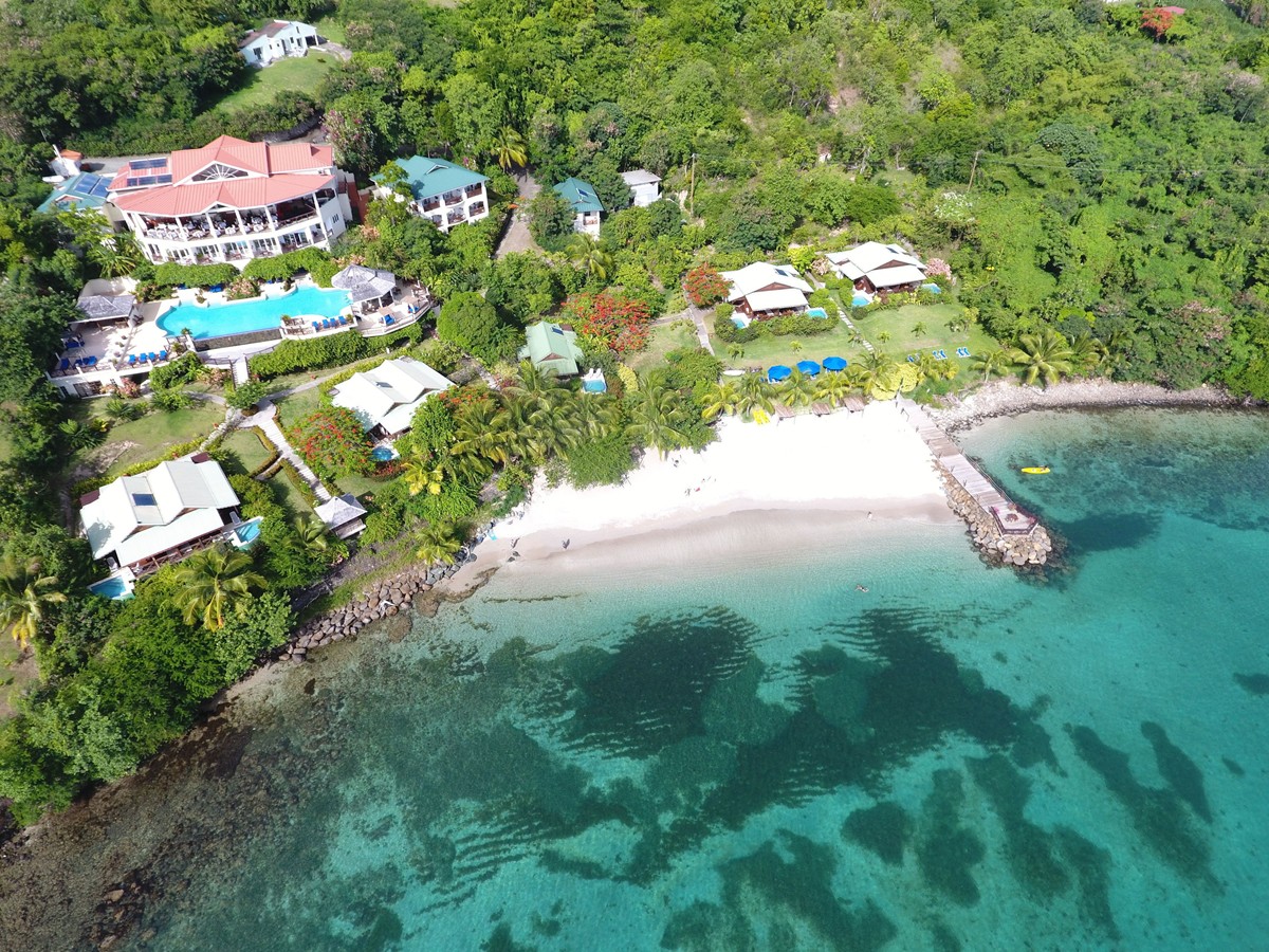 Calabash Cove Resort en Santa Lucia