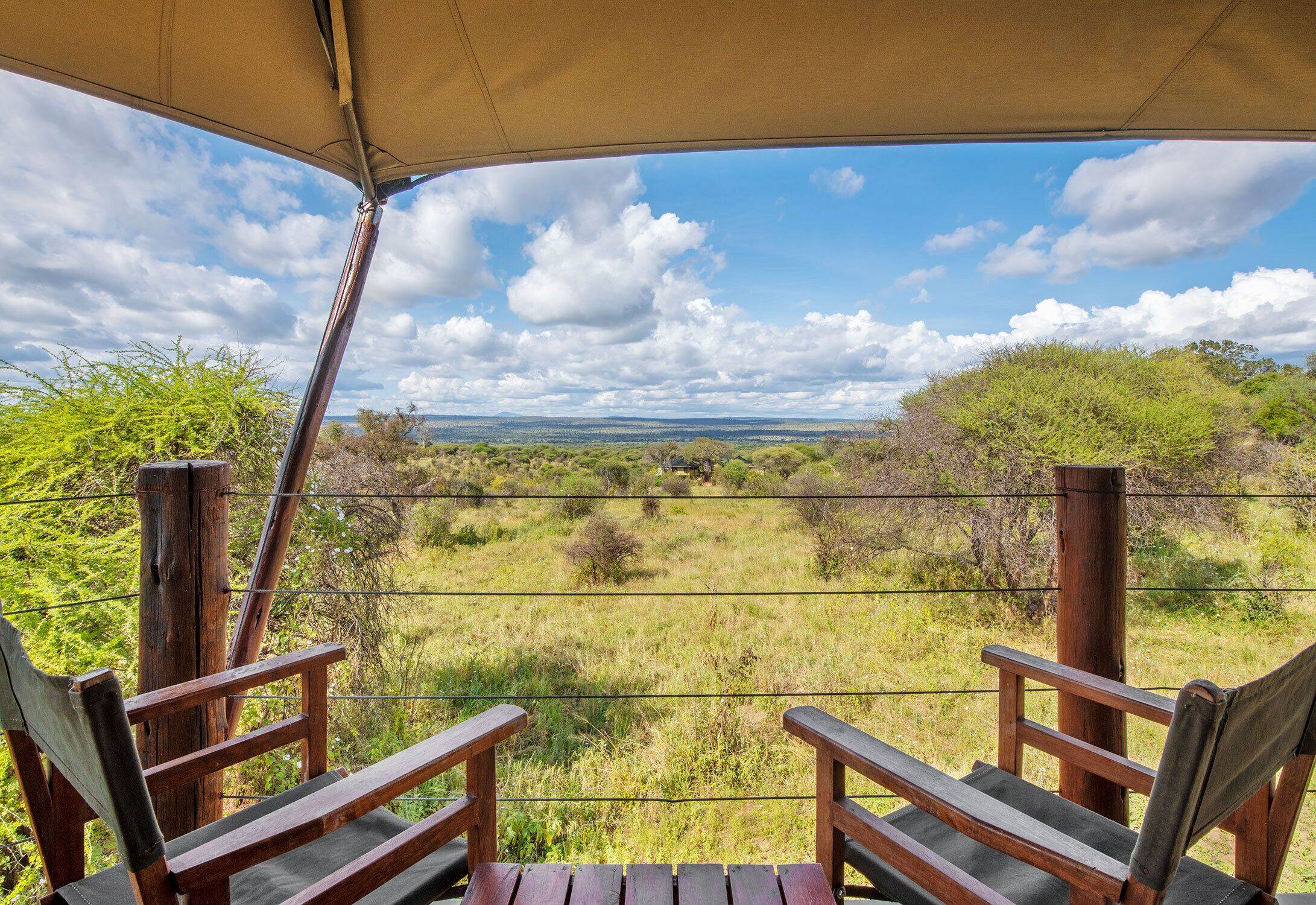 Tarangire Kuro Treetops Lodge en su destino