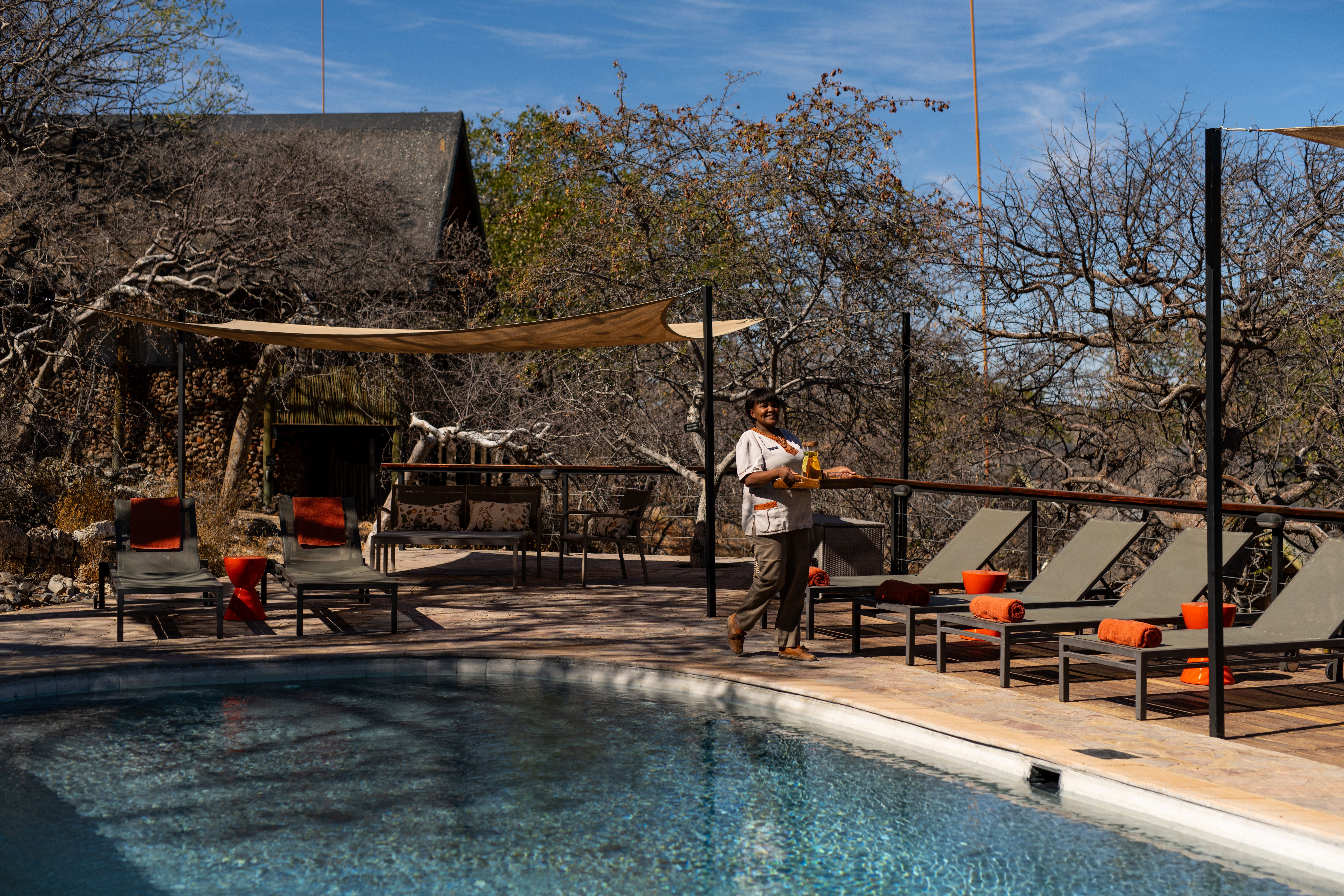 Ongava Lodge en Etosha Parque Nacional 