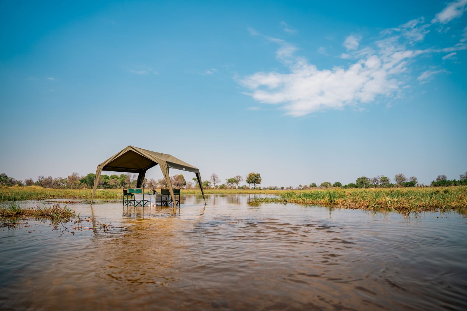 Karangoma en Delta Okavango