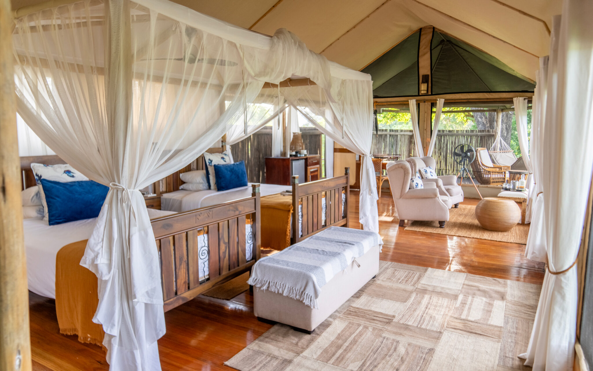 Amanzi zambezi suite single beds