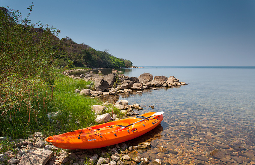 Blue Zebra Island Lodge en Parque Nacional del Lago Malawi