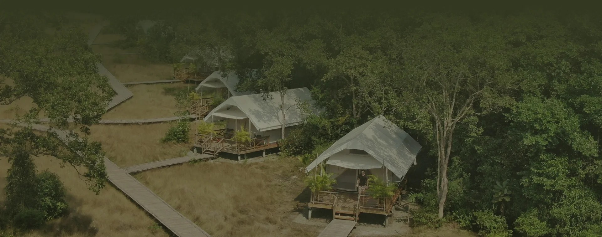 Cardamom Tented Camp en Botum Sakor National Park
