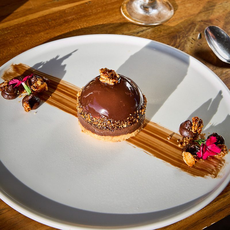 Almond chocolate mousse cooper island