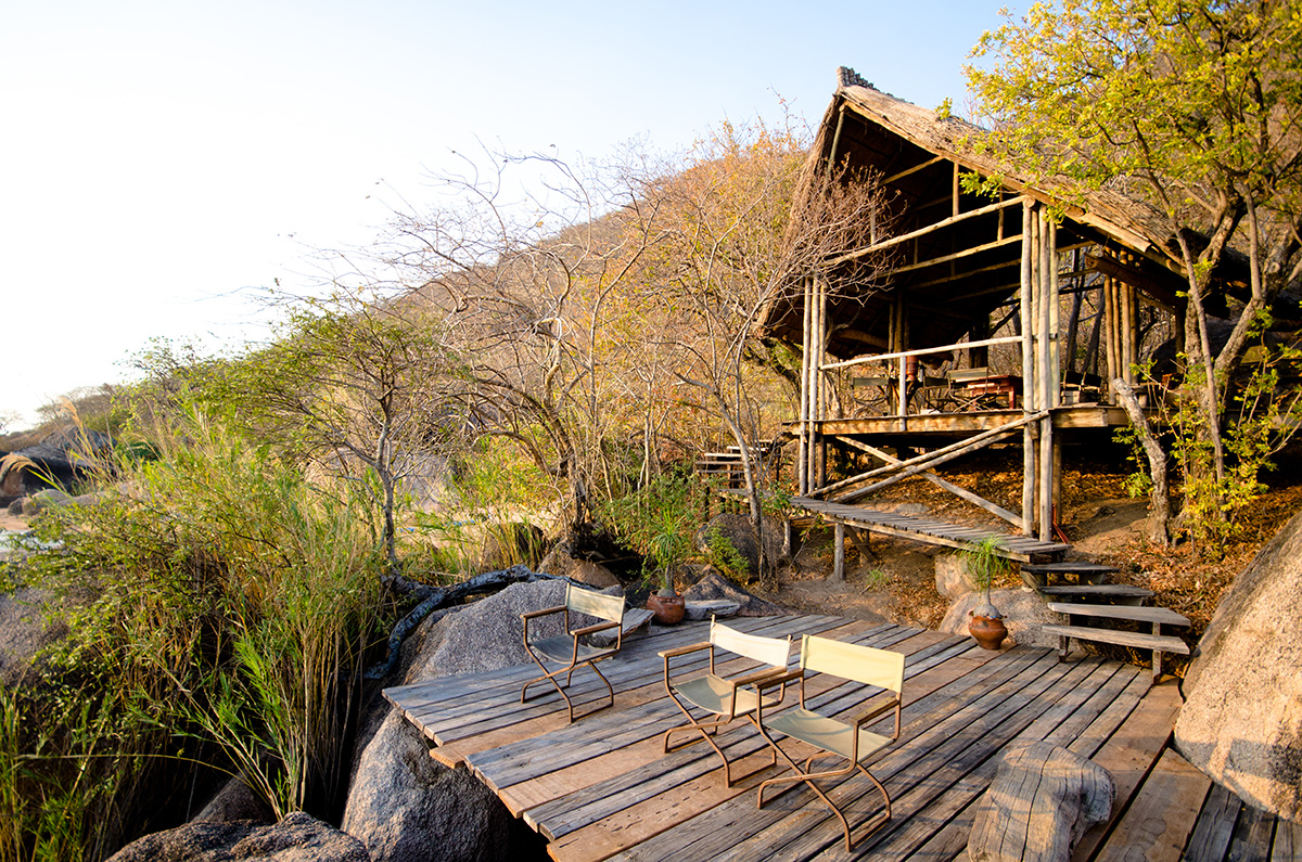 Domwe Island Camp en Parque Nacional del Lago Malawi