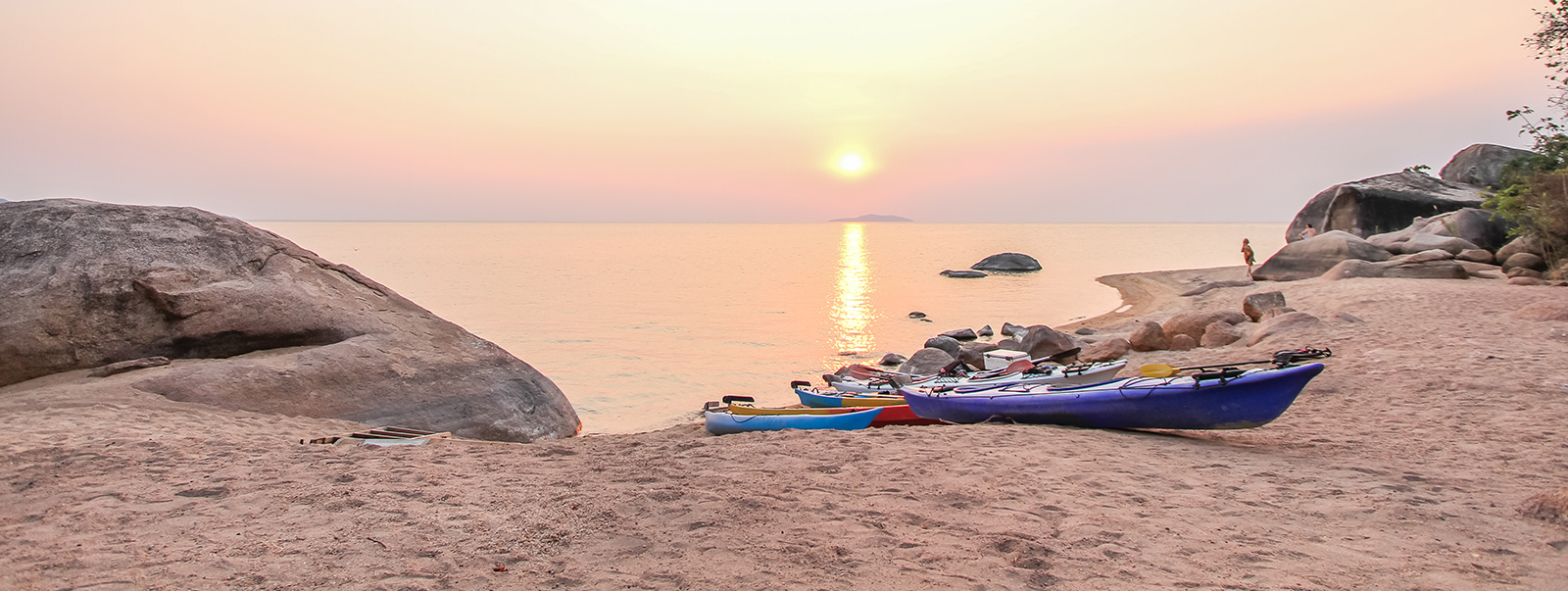 Domwe Island Camp en Parque Nacional del Lago Malawi