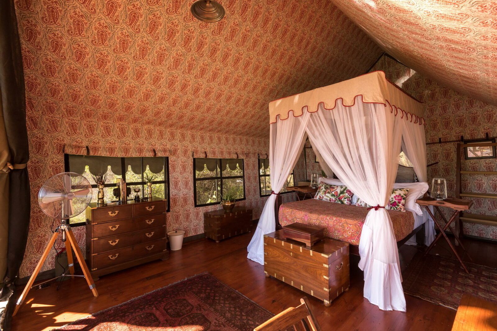 Duke s camp double tent interior