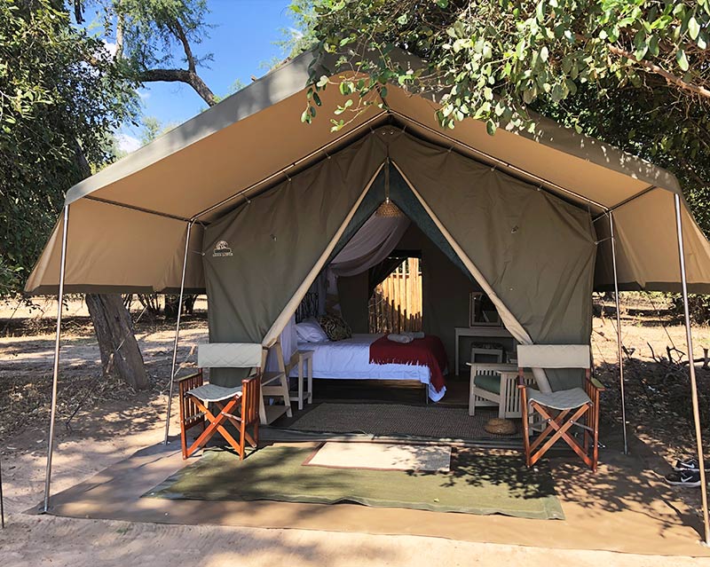 Goliath Camp en Mana Pools