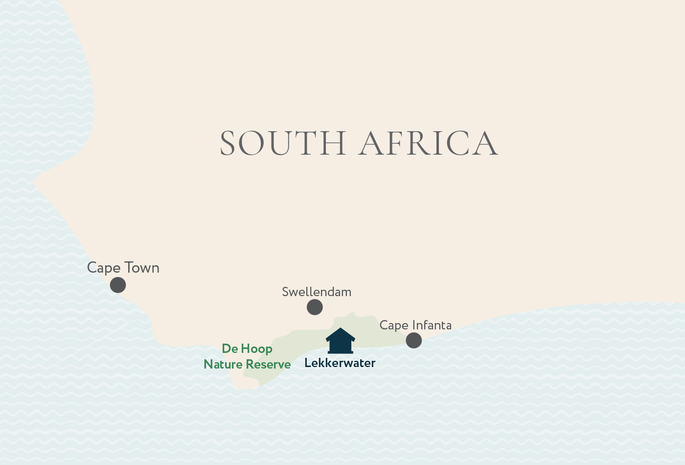 Lekkerwater Beach Lodge at De Hoop en De Hoop