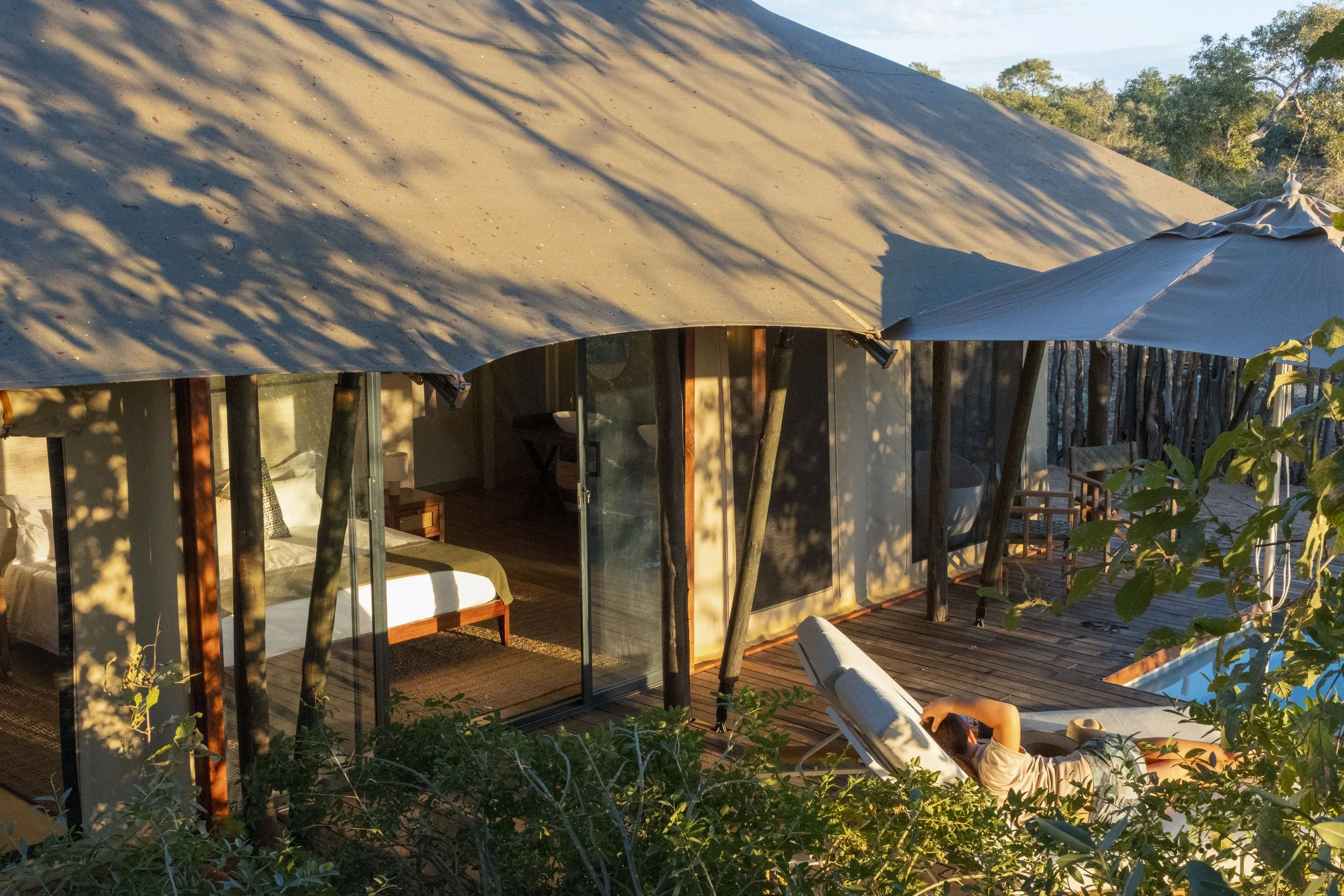 Mana Sands Main Camp en Mana Pools