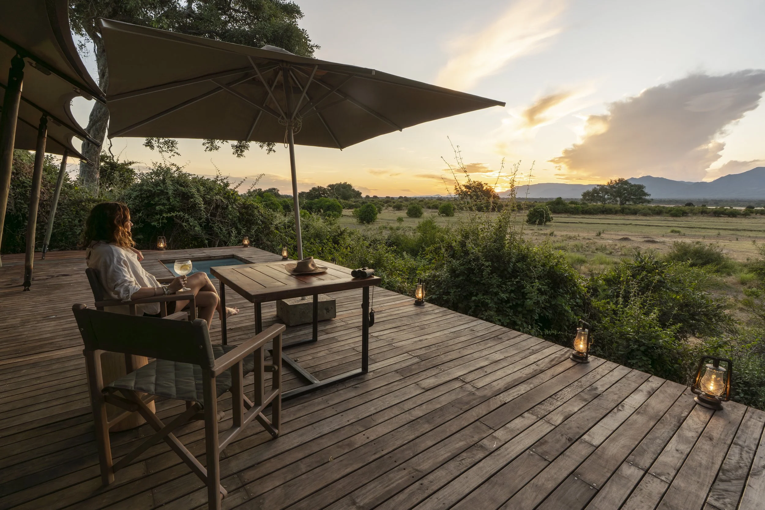 Mana Sands Main Camp en Mana Pools