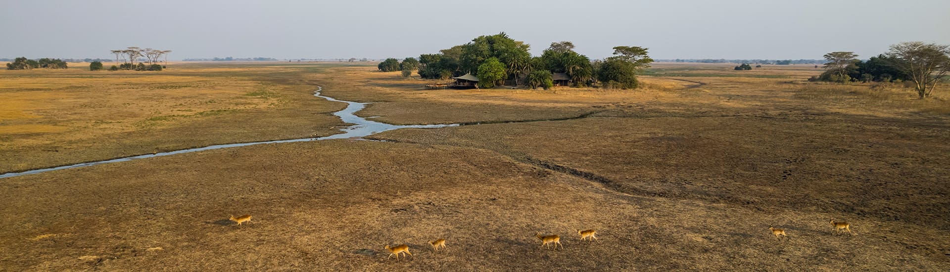 Mukambi Busanga Plains Camp en su destino
