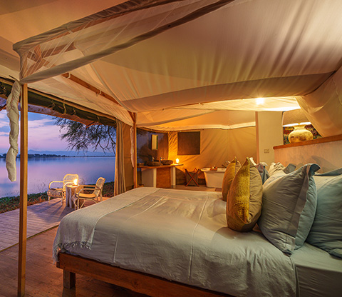 Mvuu Lodge en Parque Nacional de Liwonde