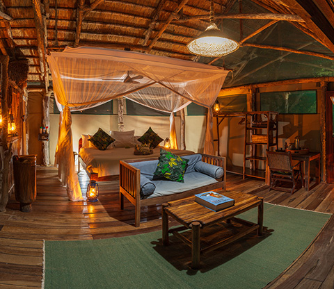 Mvuu Lodge en Parque Nacional de Liwonde