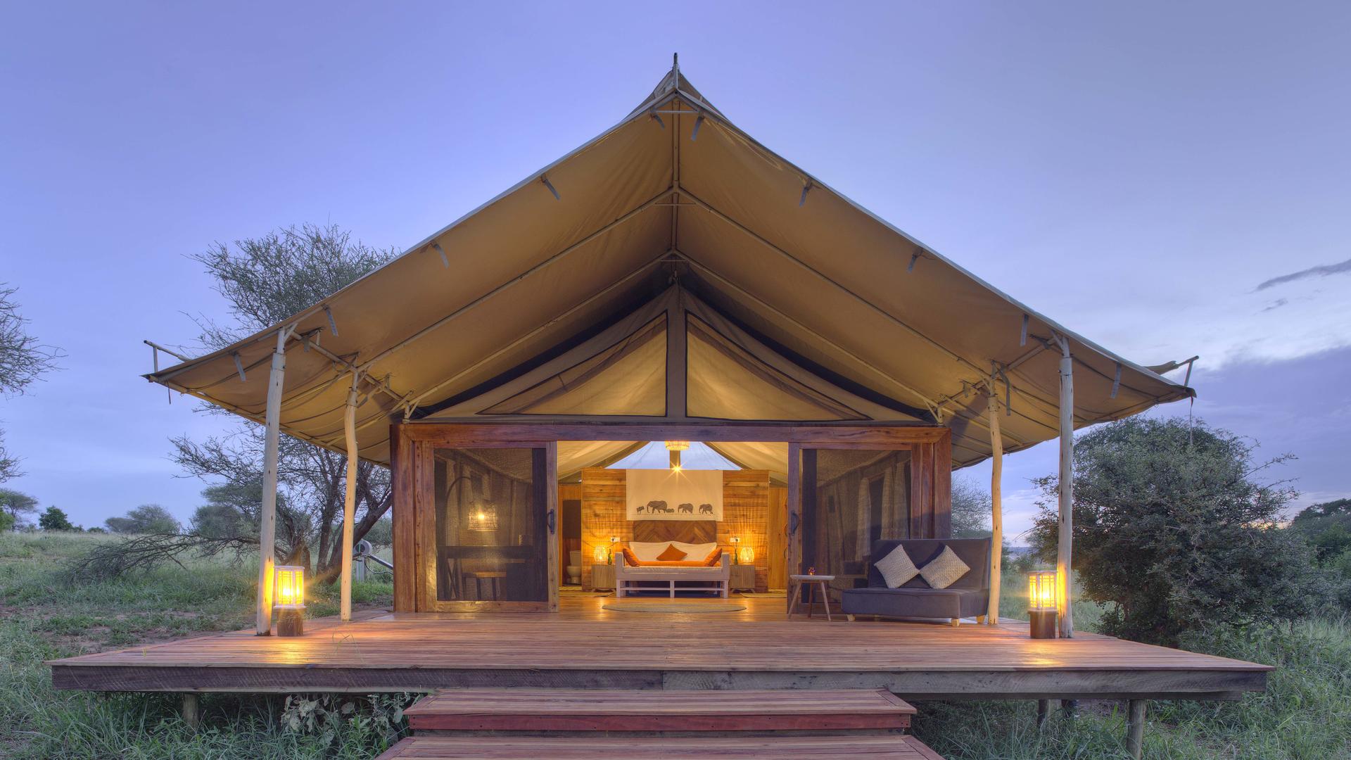 Tarangire Ndovu Tented Lodge en su destino