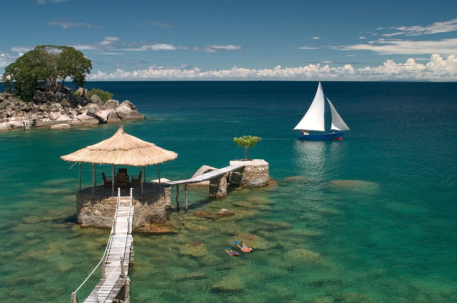 Ngala Beach Lodge en Lago Malawi