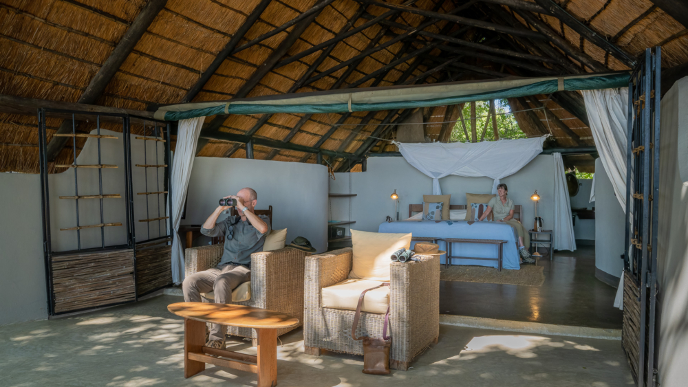 Nkwali Camp en Luangwa Valley