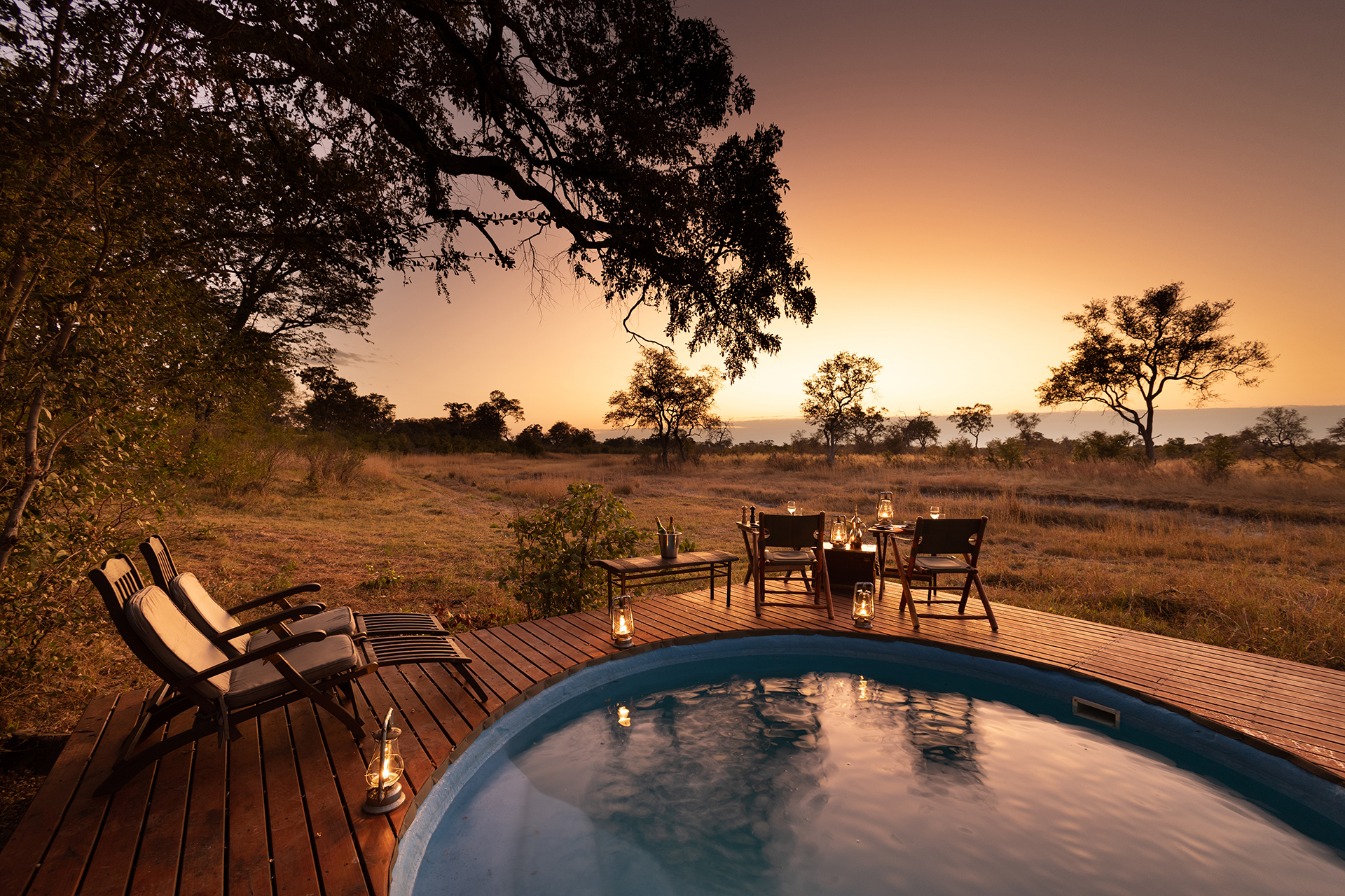 Selinda Explorers Camp en Reserva de Selinda