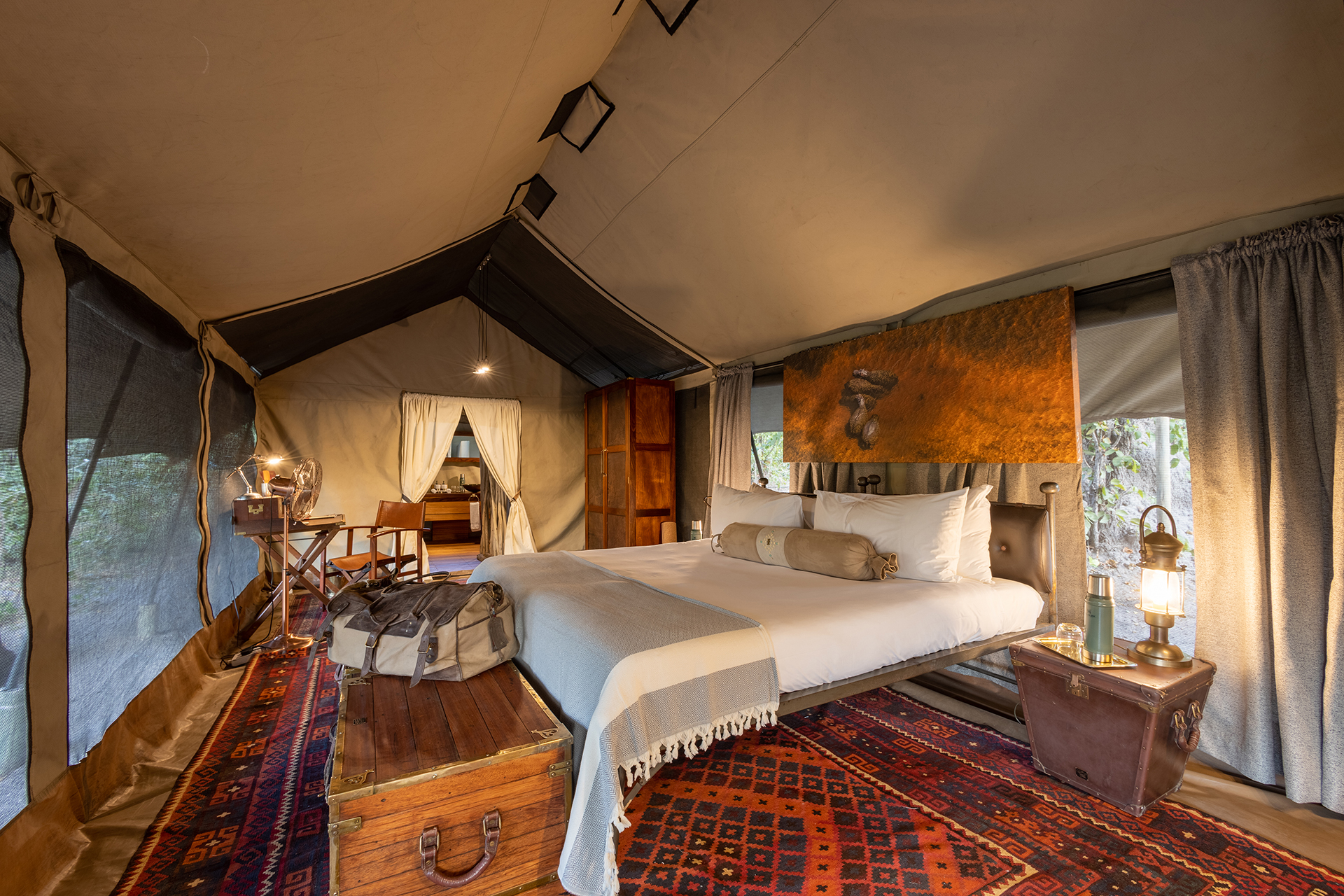 Selinda Explorers Camp en Reserva de Selinda