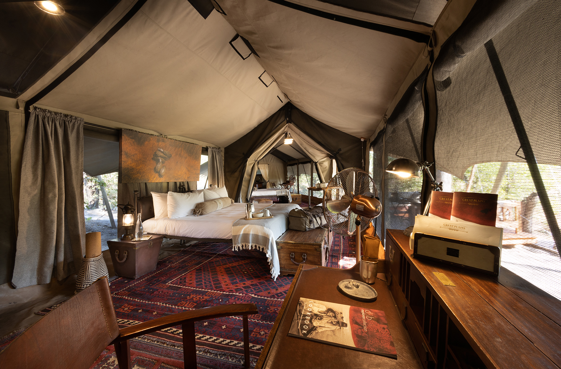 Selinda Explorers Camp en Reserva de Selinda