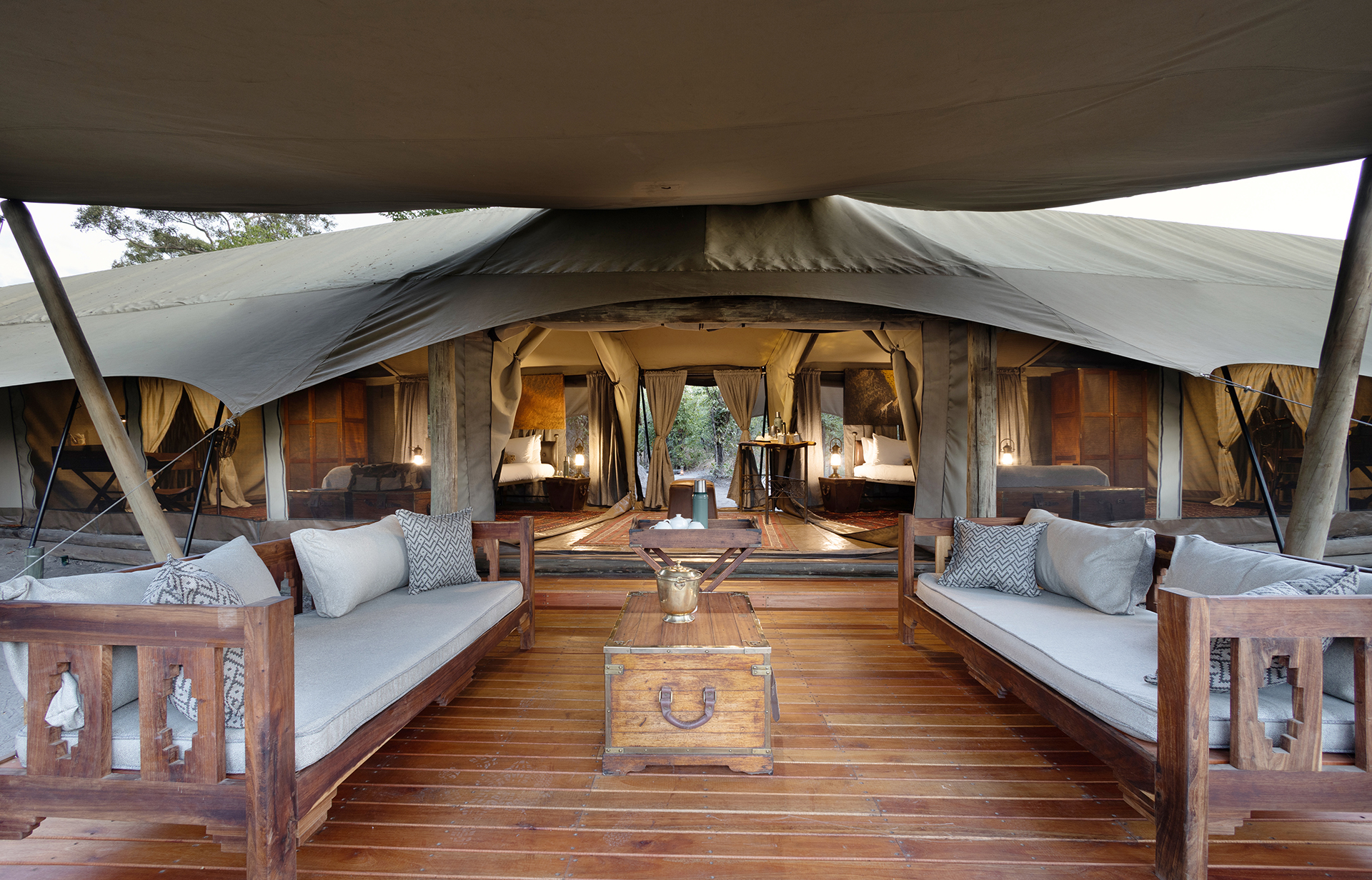 Selinda Explorers Camp en Reserva de Selinda