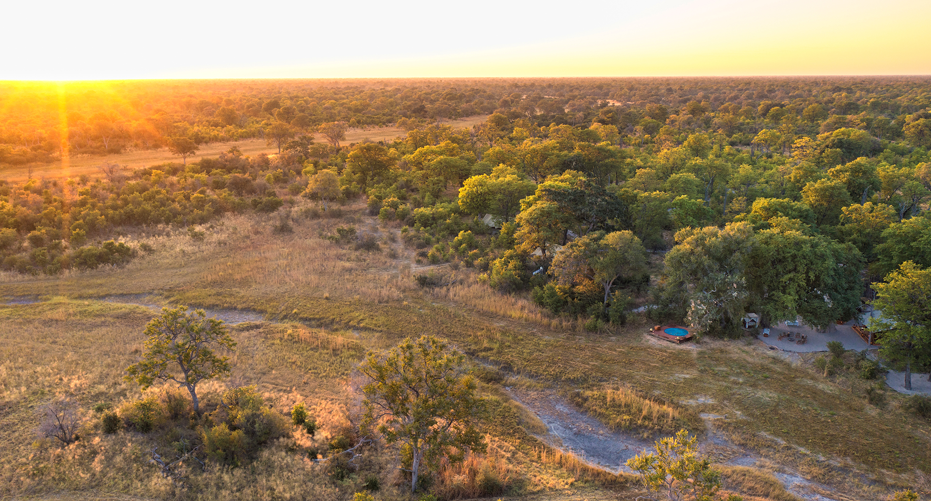 Selinda Explorers Camp en Reserva de Selinda