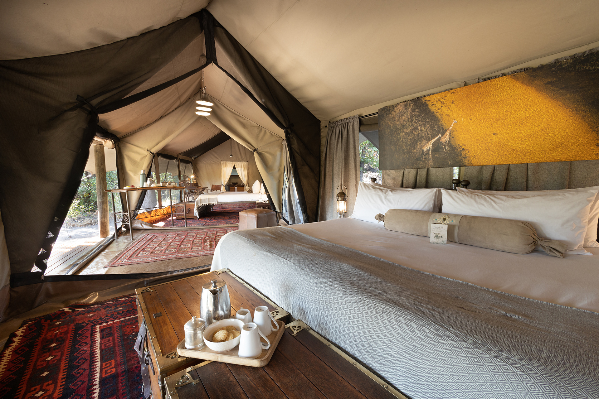 Selinda Explorers Camp en Reserva de Selinda