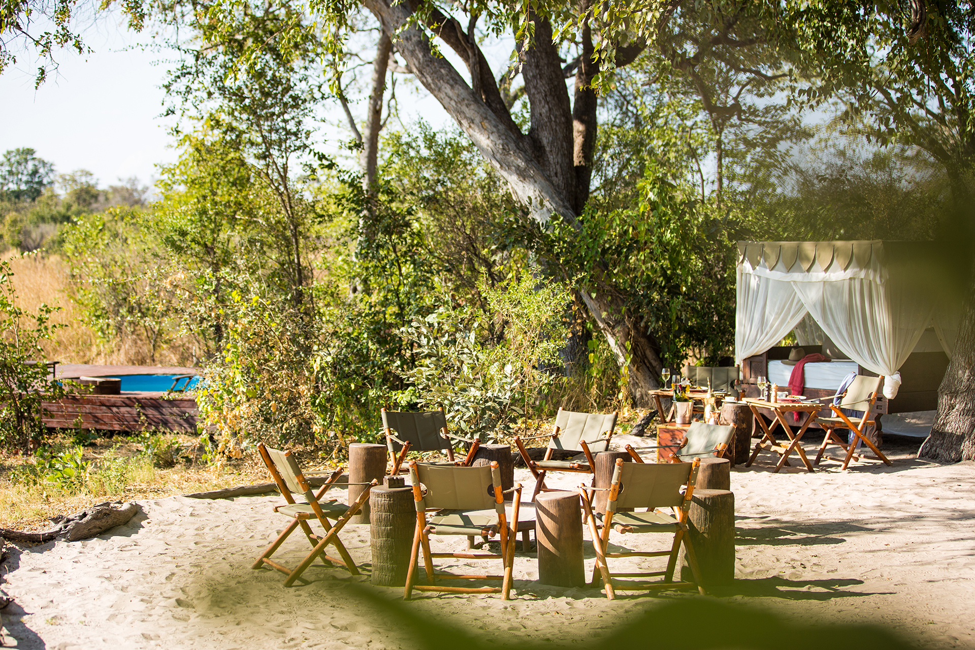 Selinda Explorers Camp en Reserva de Selinda