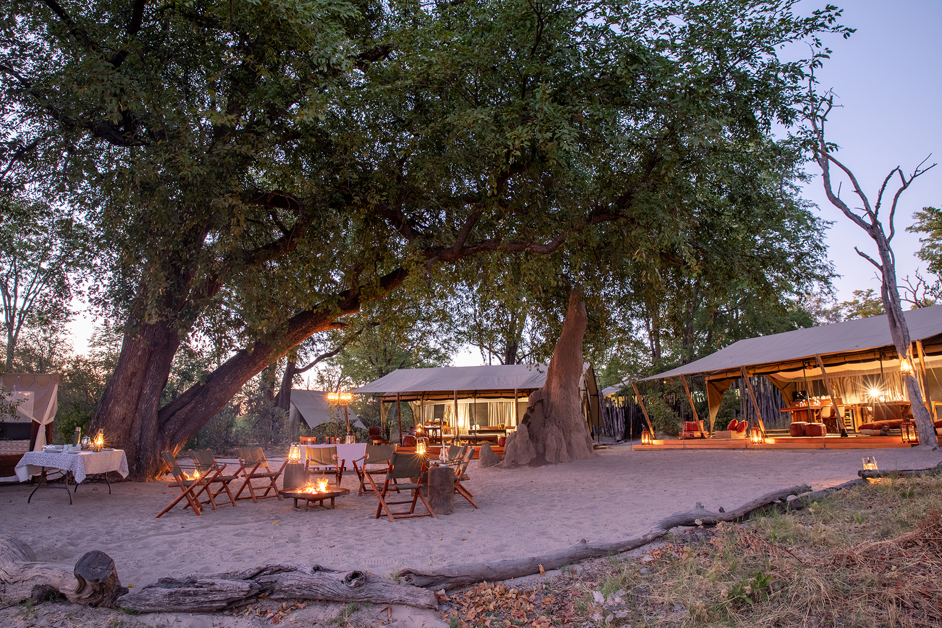 Selinda Explorers Camp en Reserva de Selinda
