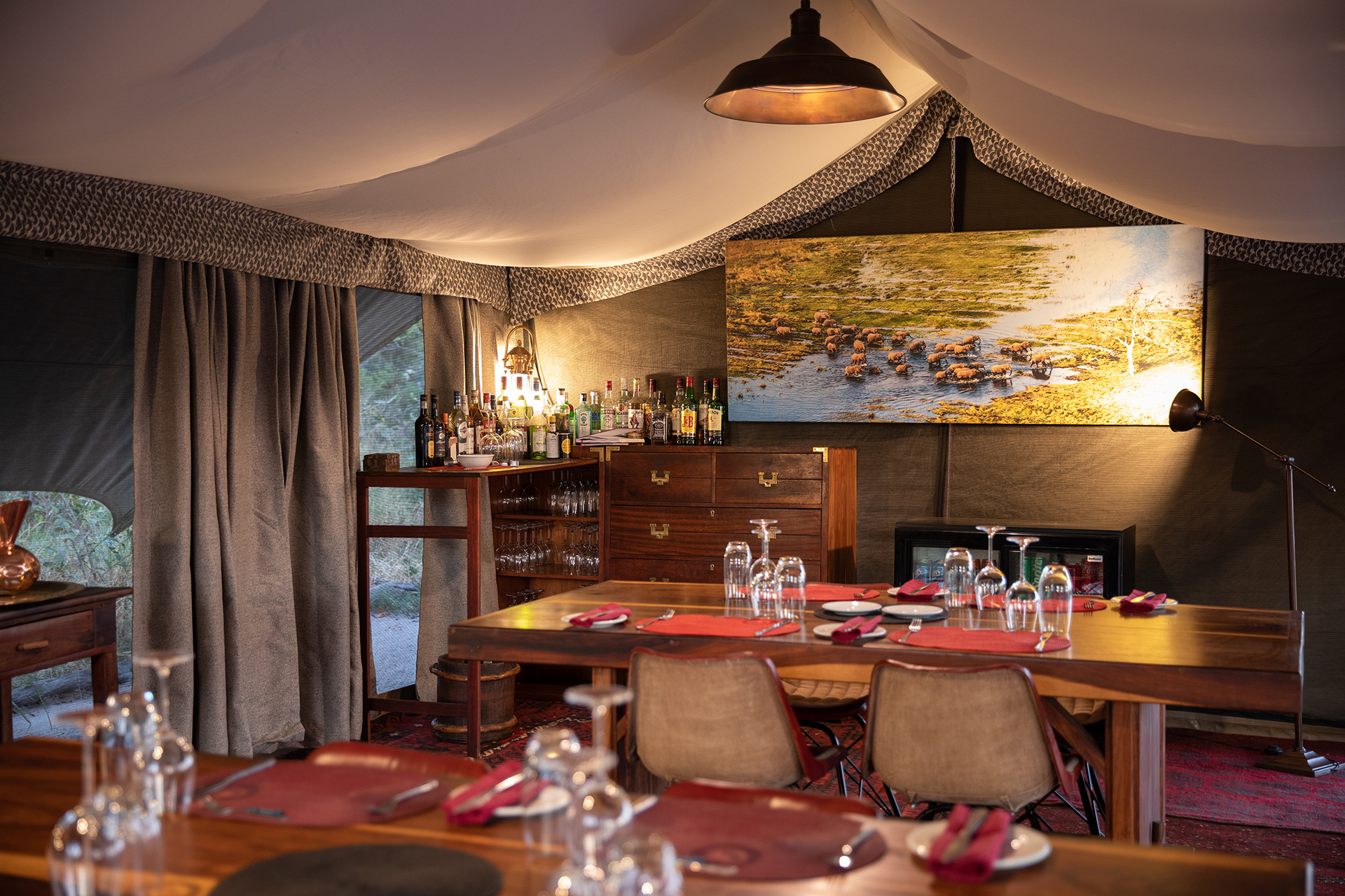 Selinda Explorers Camp en Reserva de Selinda