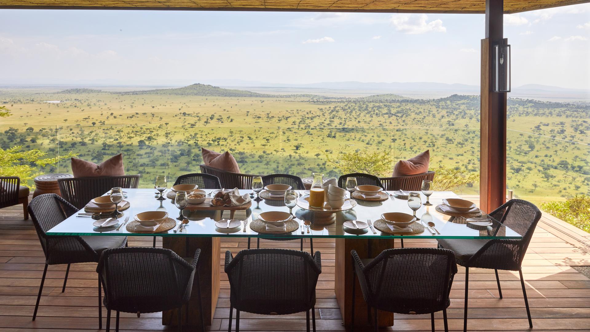 Singita kilima dining