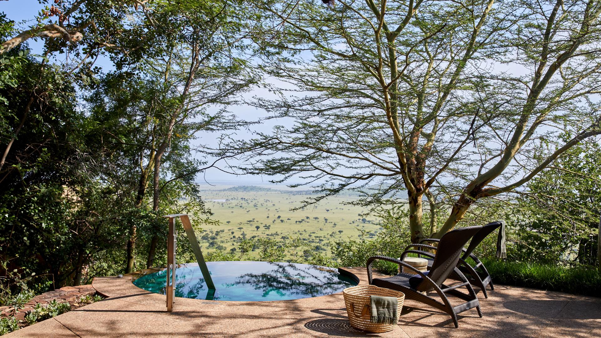 Singita kilima plunge pool