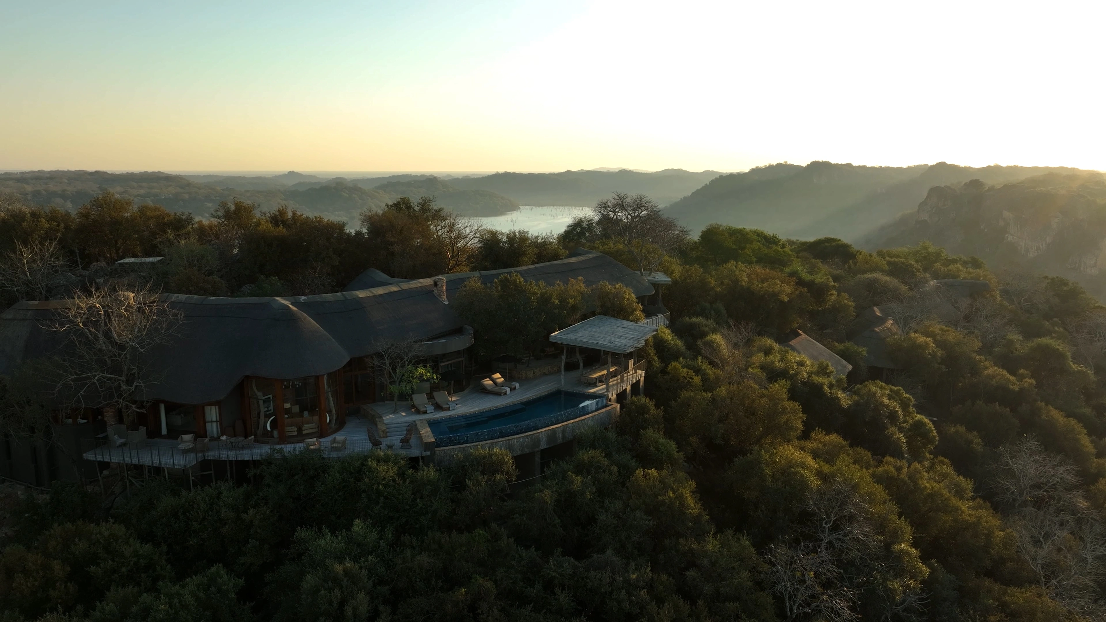 Singita Malilangwe House en Malilangwe Wildlife Reserve