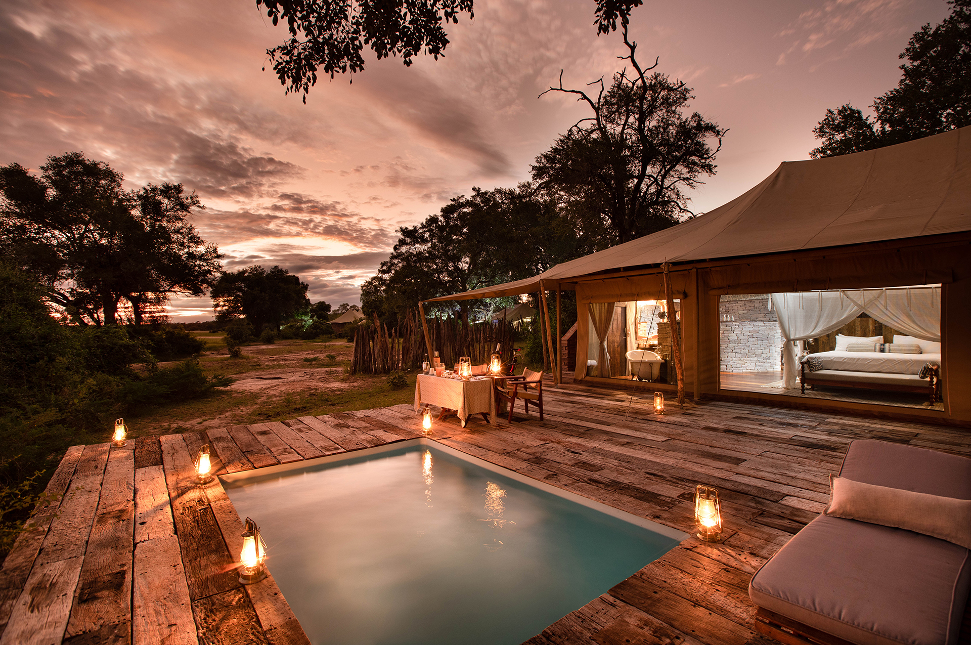 Tembo Plains Camp en Mana Pools