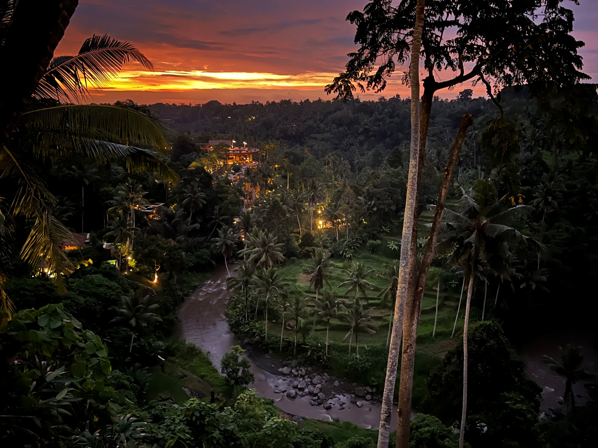 Epic sunset view