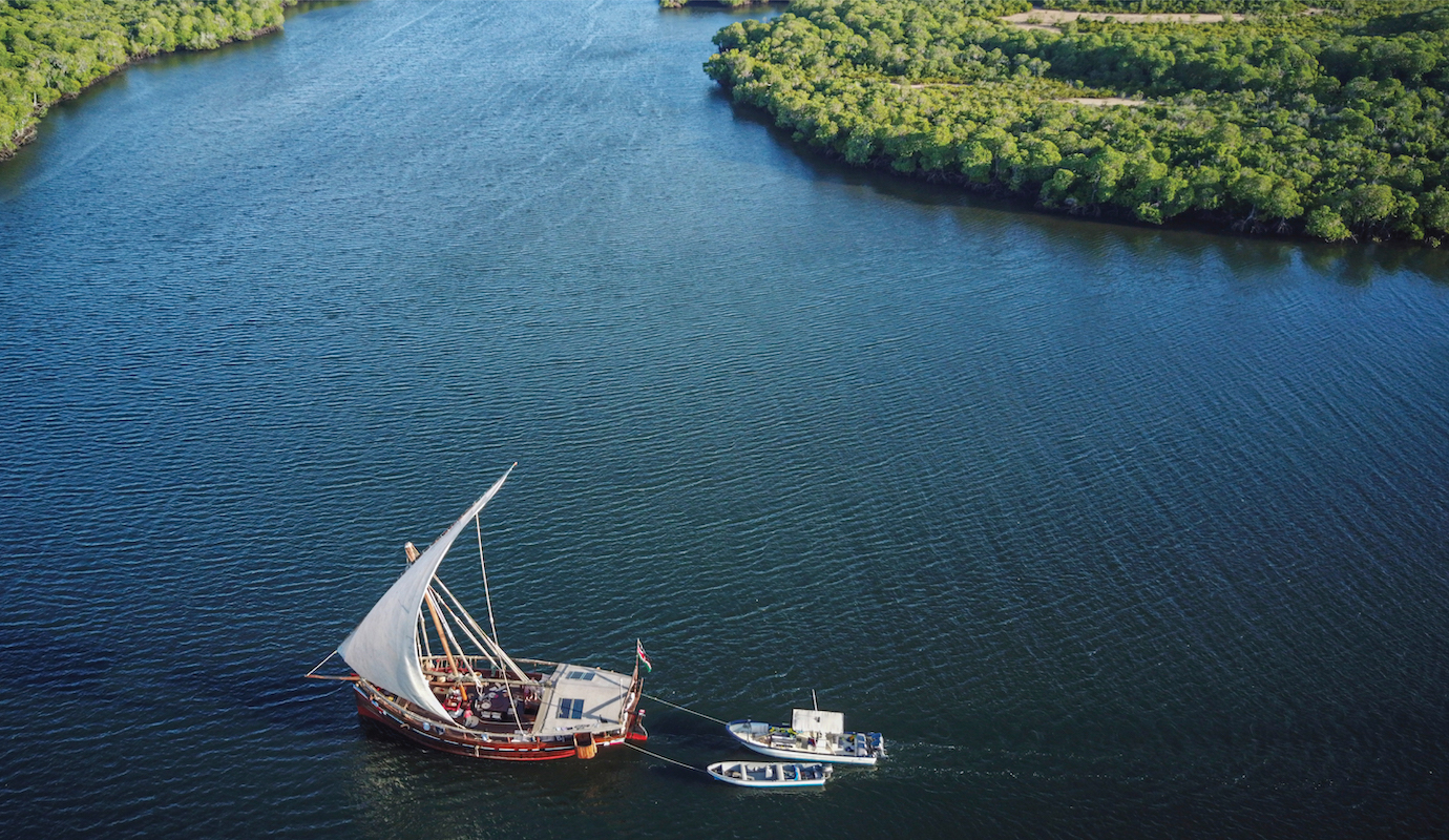 Tusitiri Dhow en su destino