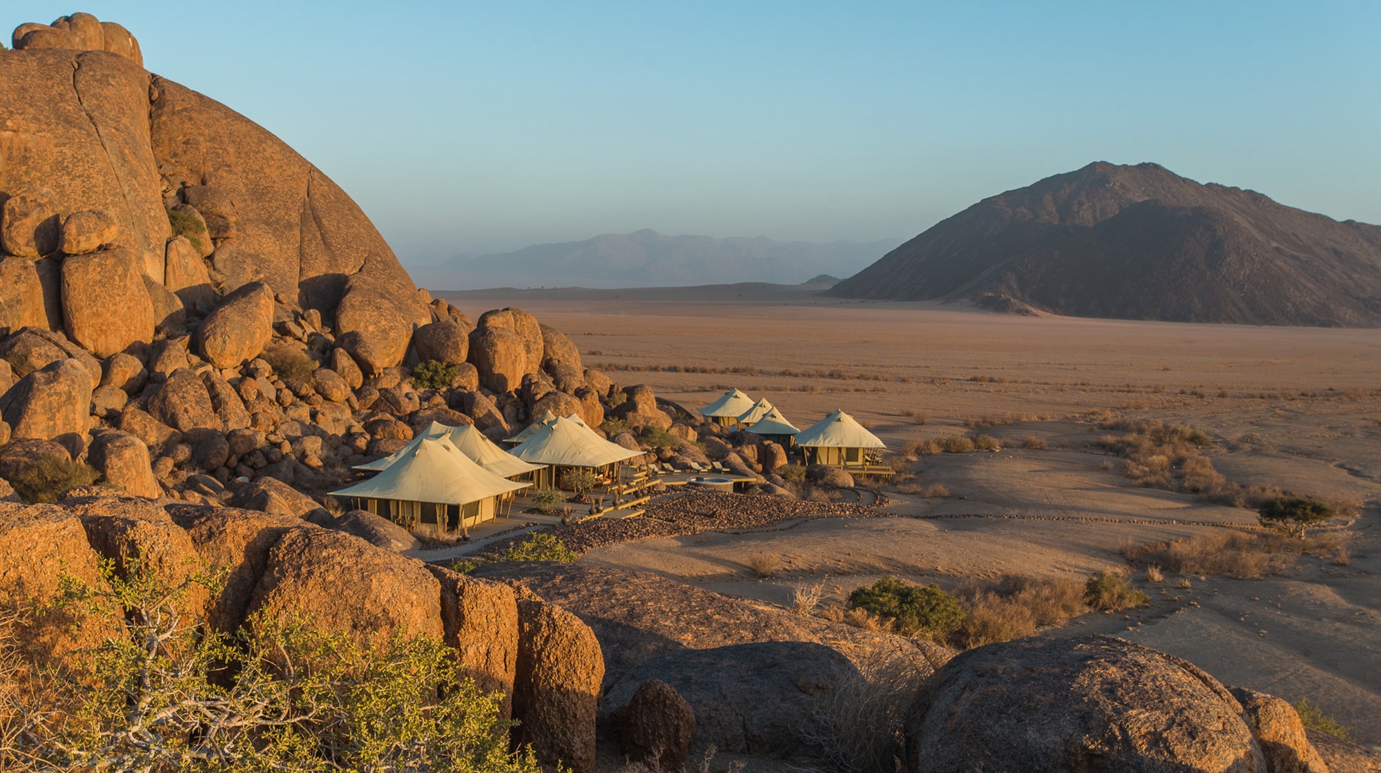 Boulders camp wolwedans set amongst giant boulders of the namibrand min
