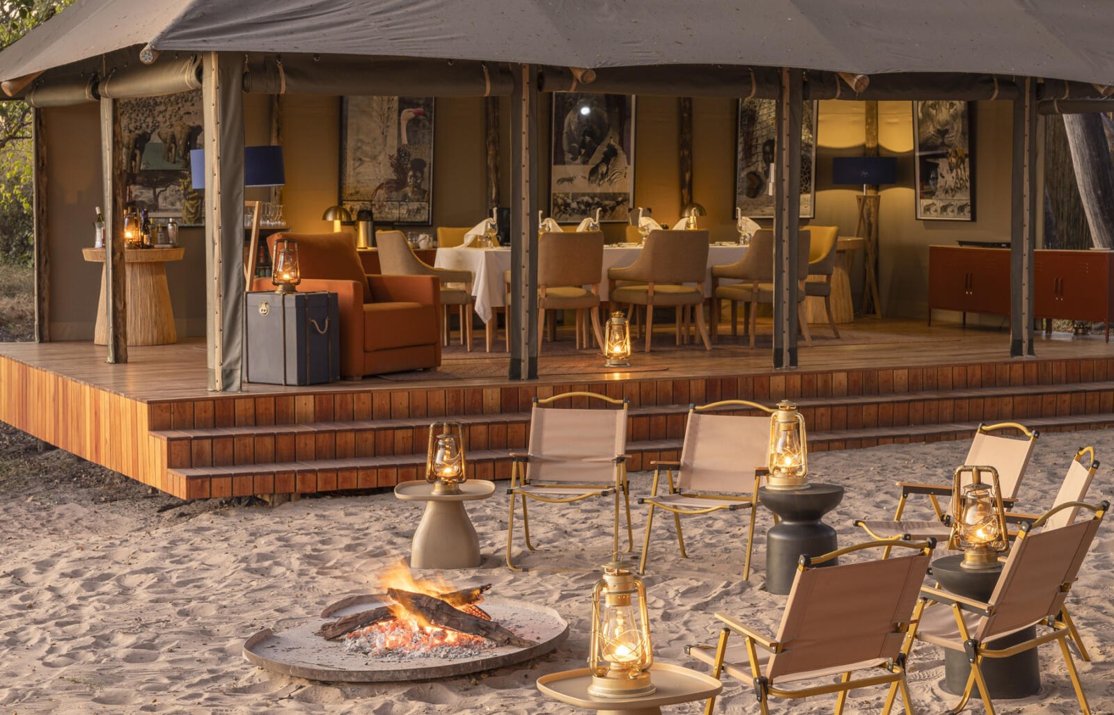 Shinde Footsteps en Delta Okavango