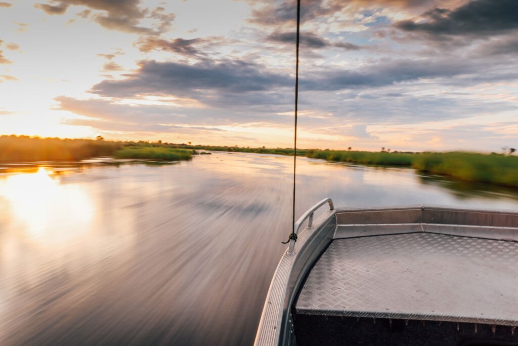 Splash Camp en Delta Okavango